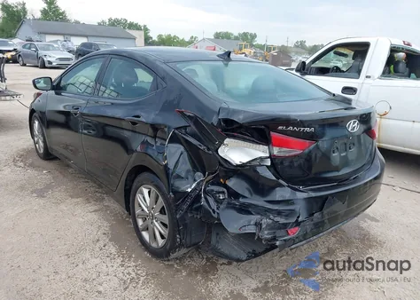 2014 Hyundai Elantra Se z USA, uszkodzony, nr VIN 5NPDH4AEXEH488458
